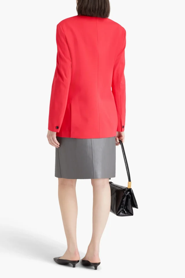 Marni Jersey Tailored Blazer in Red, photo 3 of 4 from THE OUTNET