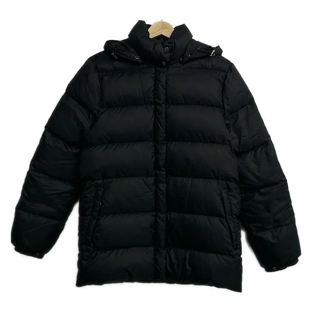 Moncler Down Jacket XS Black Long Sleeve Zip Up Winter 0 in Black from The Reluxe