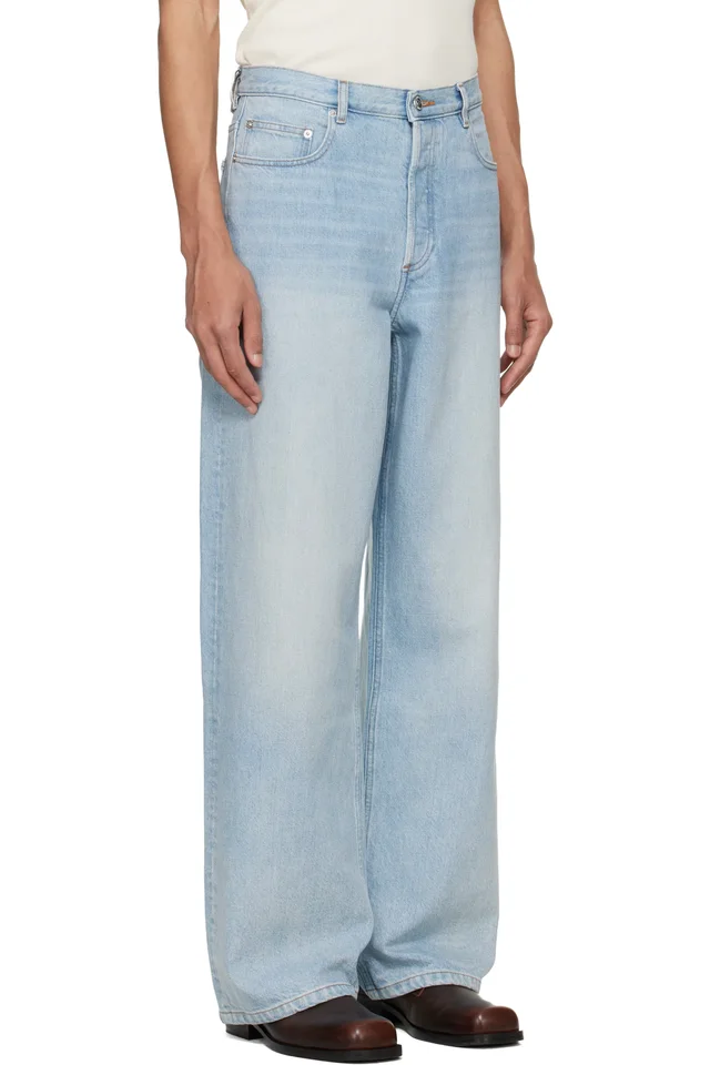 A.P.C. Blue Aaron Jeans, photo 2 of 4 from SSENSE