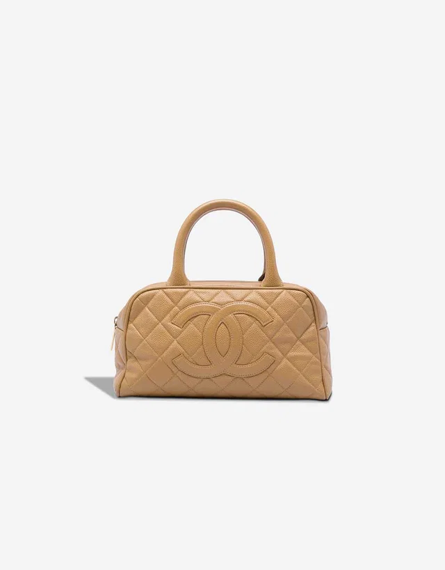 Chanel Bowling Bag Small Caviar Brown in Brown Caviar leather from SACLÀB