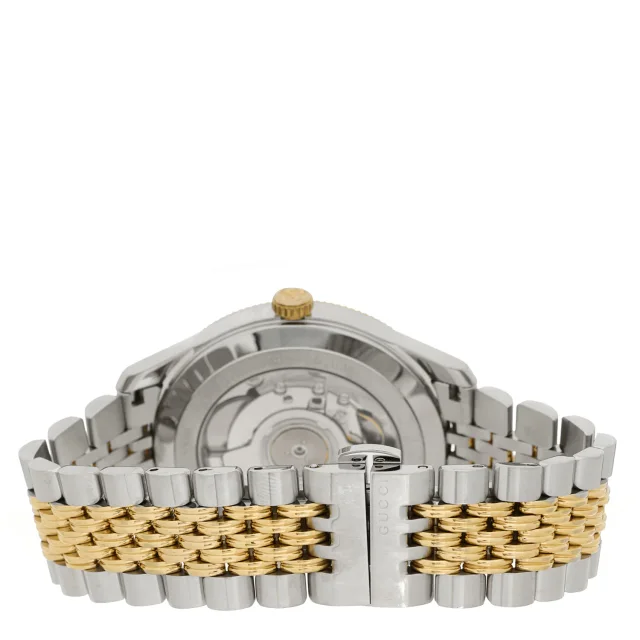 Gucci Stainless Steel 40mm G-Timeless Two Tone Charm Automatic Watch from FASHIONPHILE, photo 3 of 4
