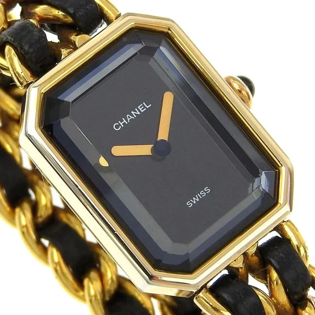 Chanel Premiere Rock Quartz Plated Metal And Leather Watch in Leather from HEWI, photo 10 of 10