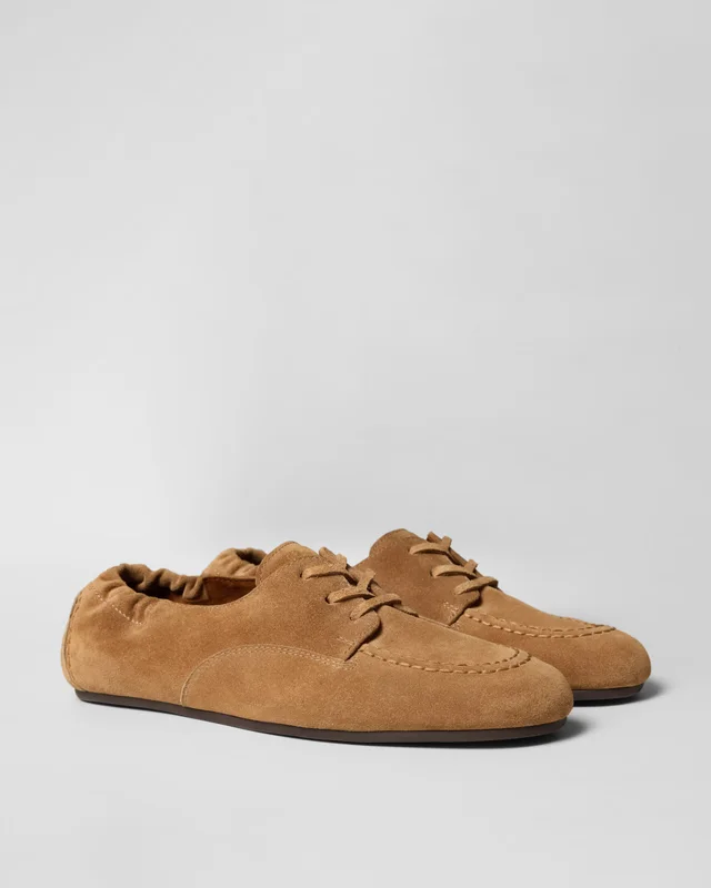 Celine ADAM LACE-UP LOAFER IN SUEDE, photo 2 of 5 from SENSER