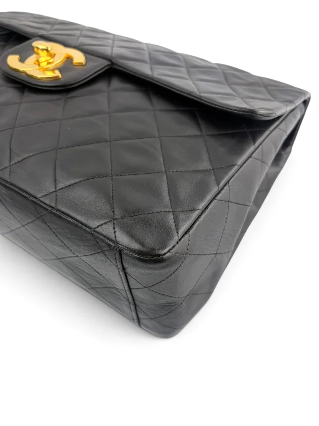 Chanel Vintage Maxi Single Flap in Lambskin from Season 2 Consign, photo 9 of 13