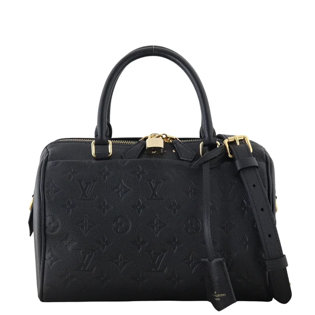 Louis Vuitton Speedy 25 Bandouliere Monogram Empreinte in Leather from Luxe.It.Fwd