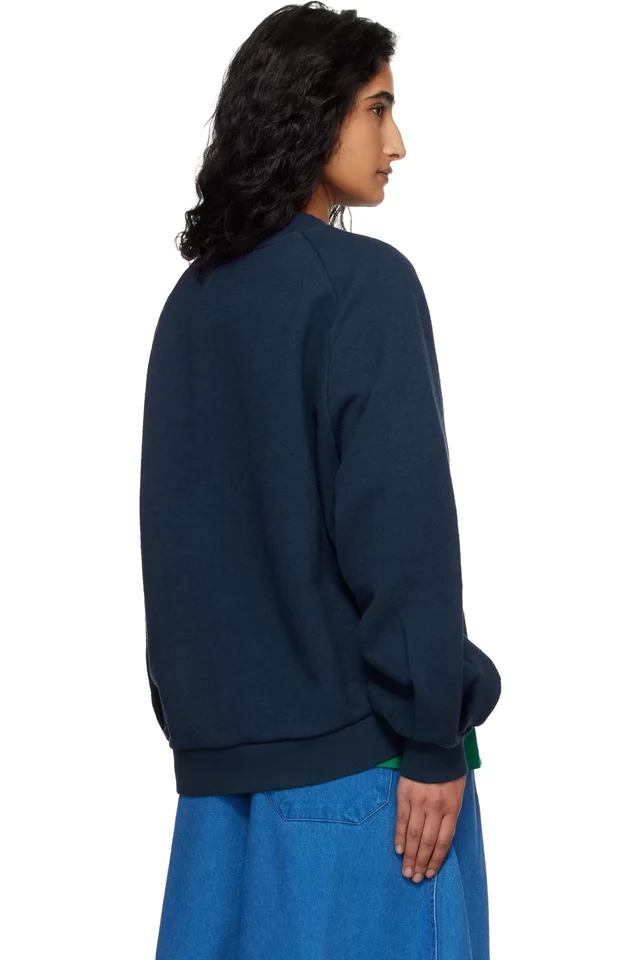 YMC Navy Bellow Sweatshirt, photo 3 of 4 from SSENSE