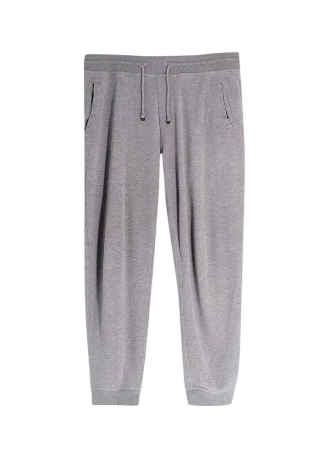 Brunello Cucinelli Grey Cuffed Sweatpants in Grey from HEWI