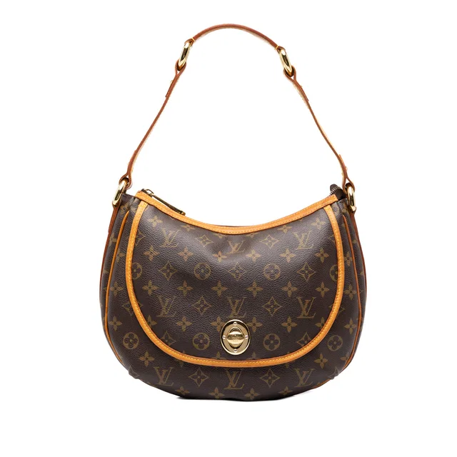 Brown Louis Vuitton Monogram Tulum PM Shoulder Bag in Brown Coated canvas from Designer Revival