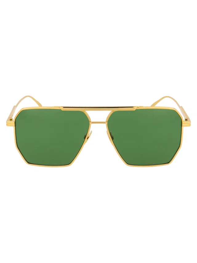 Bottega Veneta Bv1012s Gold Metal Sunglasses in Gold from HEWI