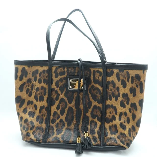 Dolce & Gabbana Tote Bag Leopard Fringe from The Reluxe