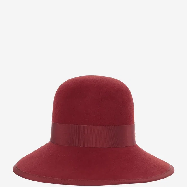 Valentino Garavani 7w2he00f Rabbit Felt Bucket Hat — Red in Red from HEWI