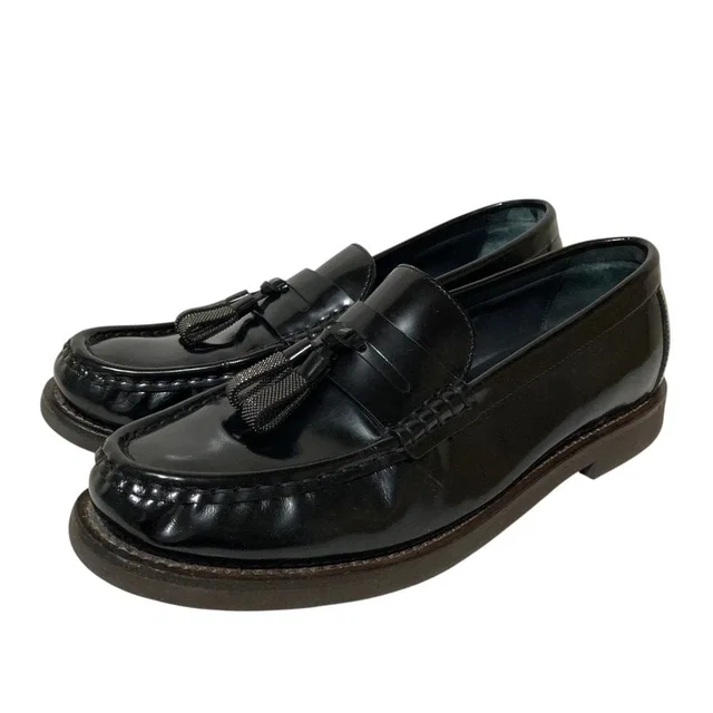 Brunello Cucinelli Leather Loafers in Leather from LuxUness