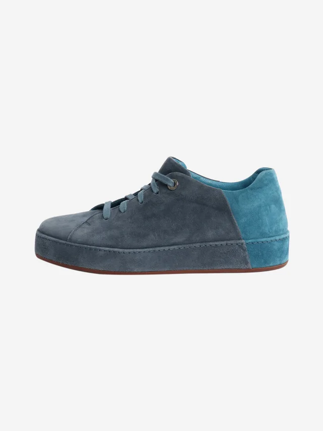 Loro Piana Blue suede trainers - size EU 39 in Blue Suede from Sign of the Times