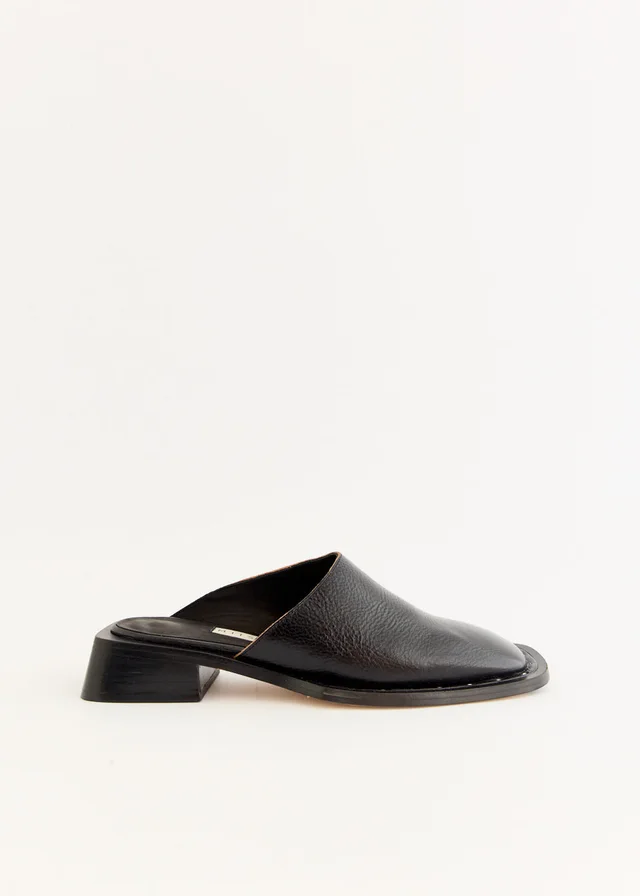 Miista Rune Black Mules in Black from Incu, photo 1 of 1
