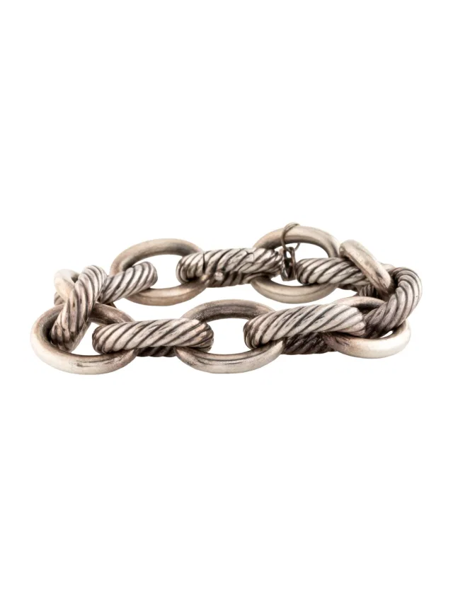 David Yurman Oval Link Bracelet, 6" in multicolor from The RealReal