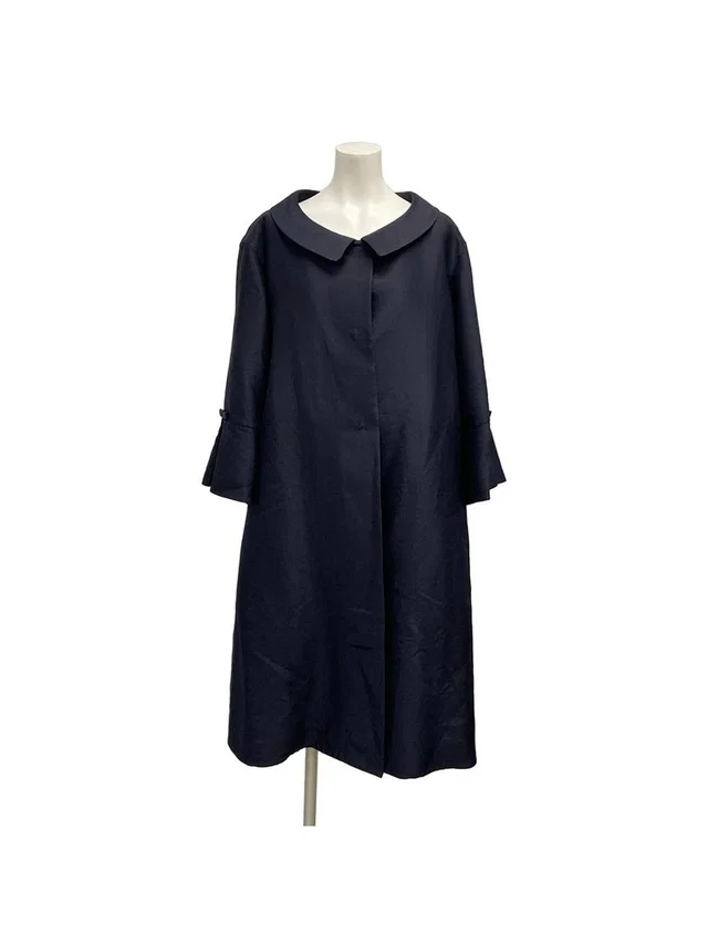 Foxey Dark Navy Wool Silk Women's Coat #342385f90b in blue Silk from Poshmark