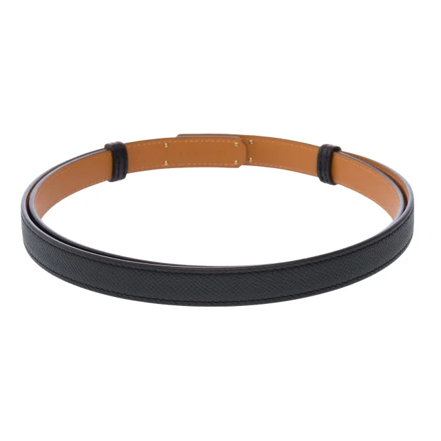 Hermes Kelly accessory in black leather - 103250 Black Belt in Black Epsom leather from HEWI, photo 4 of 8