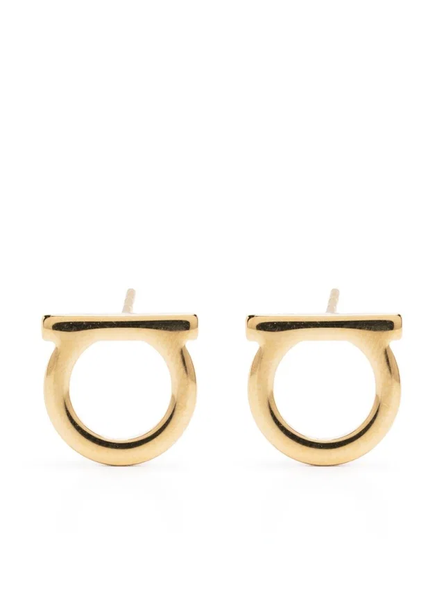 Ferragamo Earrings — Gold Brass in Gold from HEWI