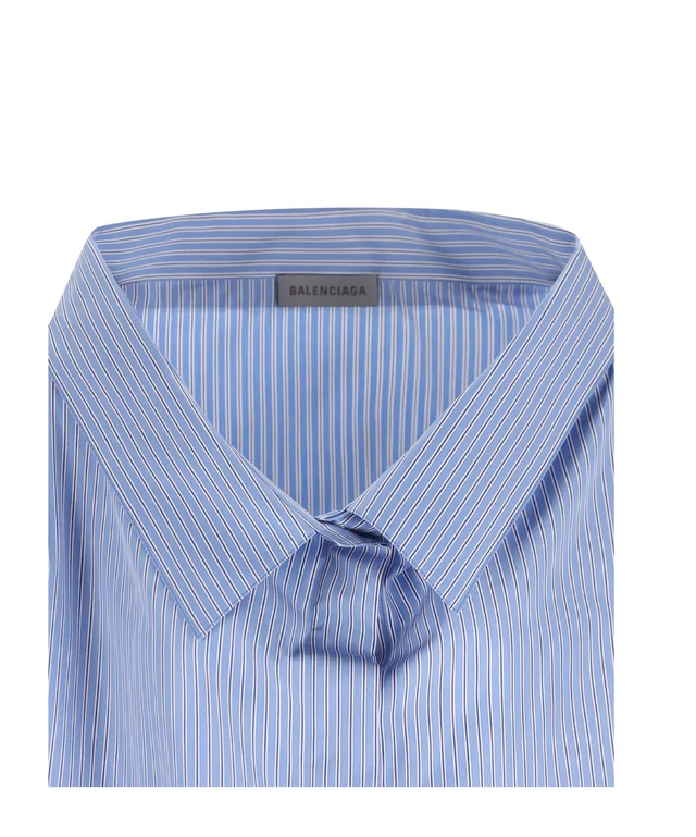 Balenciaga Swing vertical-stripe shirt, photo 4 of 4 from SENSER