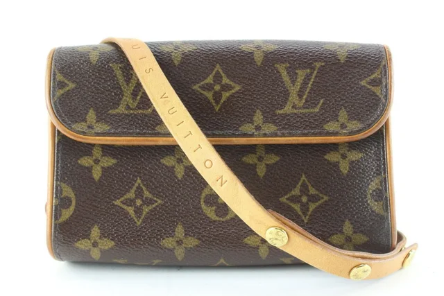 Louis Vuitton Monogram Belt Bag Pochette Florentine in Canvas from Bagriculture