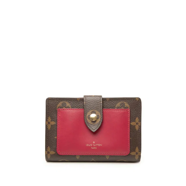 Brown Louis Vuitton Monogram Juliette Wallet Small Wallets in Brown Coated canvas from Designer Revival