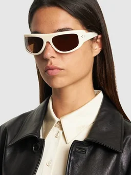 Port Tanger Mask Sunglasses in 0% Acetate, photo 4 of 5 from LUISAVIAROMA
