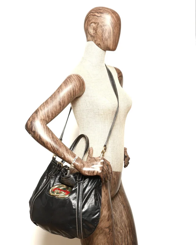Gucci Shiny Britt Tote Bag in Leather from A Retro Tale, photo 7 of 7