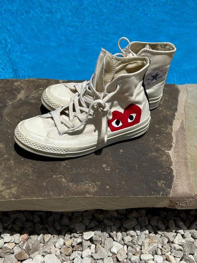 Comme des Garçons shoes in red Canvas from Poshmark