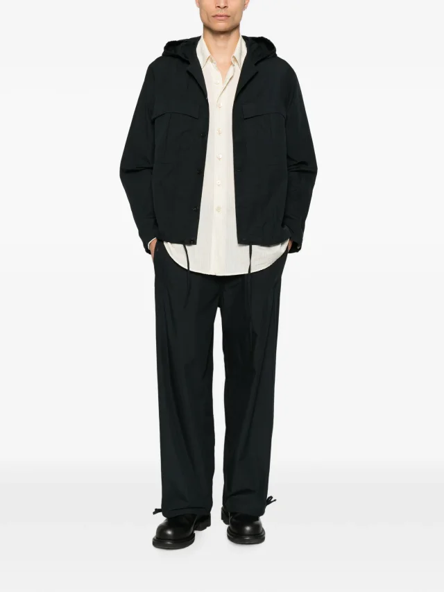 Études Studio hooded button-down shirt jacket, photo 2 of 2 from FARFETCH