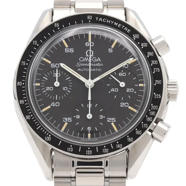 Omega Speedmaster 3510.50 SS Automatic in Dial color: black Case: stainless steel Bracelet: stainless steel from KOMEHYO