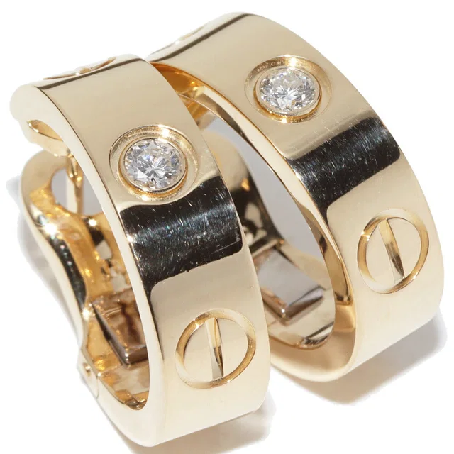 Cartier LOVE Au750 Diamond Earrings from LuxUness