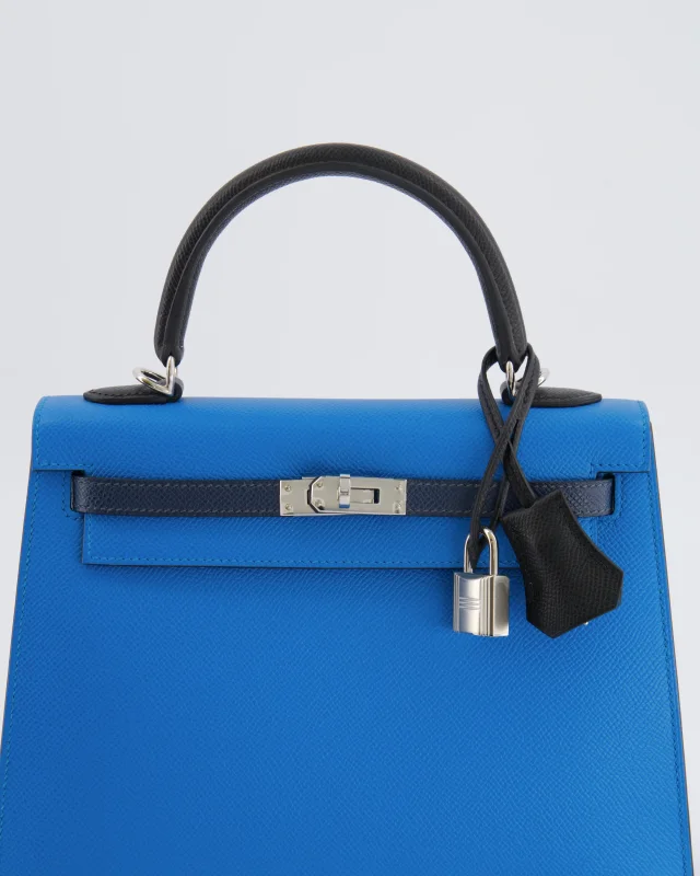 Hermès Kelly II Tricolour 25 Sellier Bag in Black Epsom leather from Sellier, photo 11 of 21