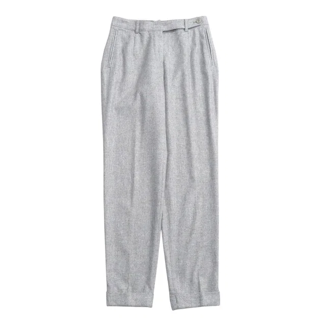 Loro Piana Pants 38 Cashmere Blend One Tuck Tapered Trousers in Cashmere from The Reluxe