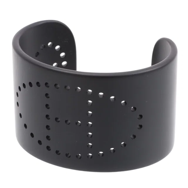 Hermès Evelyn Cuff Bangle - Black in Black from VINTAGE QOO TOKYO