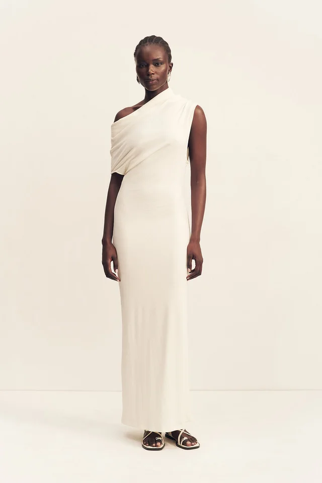 Shona Joy ABY JERSEY DRAPED MAXI DRESS - IVORY from Shona Joy, photo 1 of 1