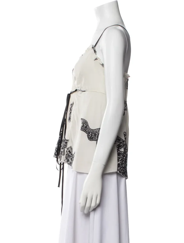 Miu Miu shirts & tanks in Silk from The RealReal, photo 2 of 3