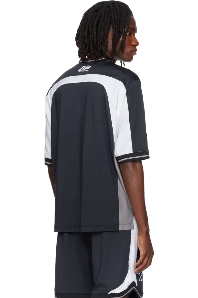 Off-White Black Eagle Team Soccer T-shirt, photo 3 of 4 from SSENSE