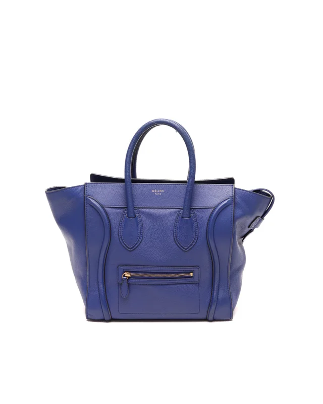 Celine Mini Luggage Bag in Leather from A Retro Tale