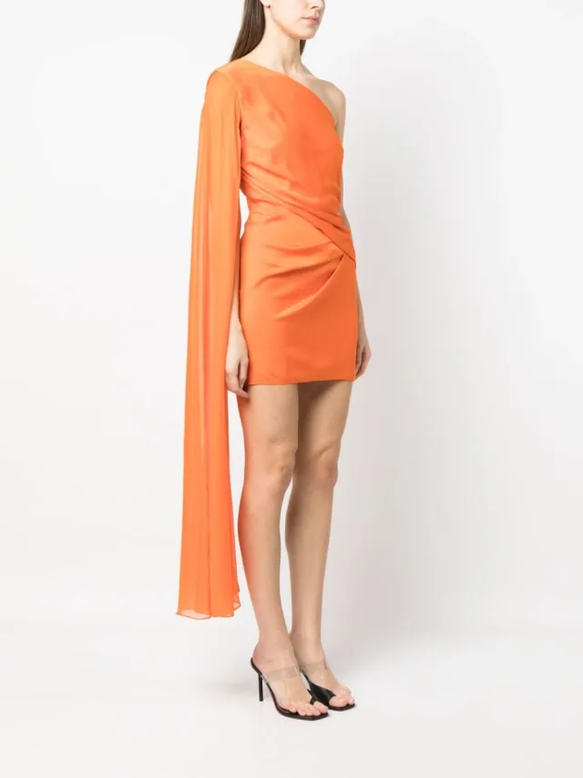 Roland Mouret Asymmetric Silk Crepe Mini Dress, photo 4 of 5 from Balardi