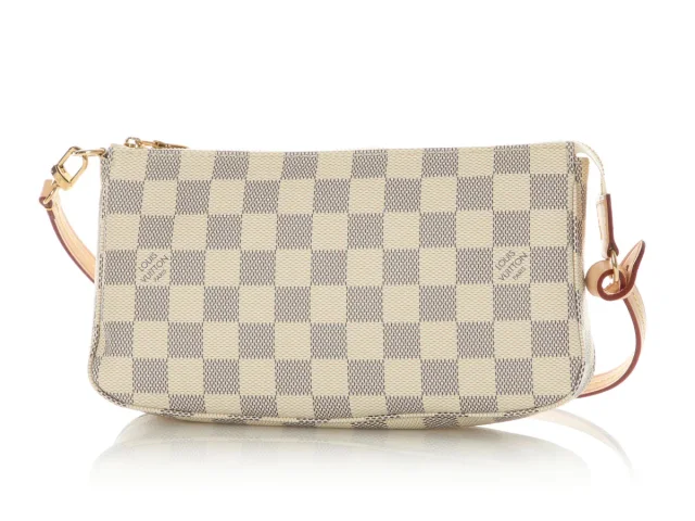 Louis Vuitton Damier Azur Pochette Accessoires in Coated canvas from Ann's Fabulous Finds, photo 2 of 9