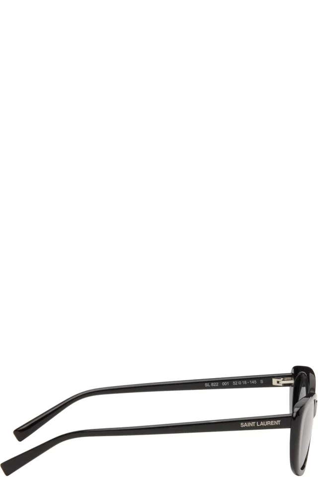 Saint Laurent Black SL 822 Sunglasses, photo 2 of 4 from SSENSE
