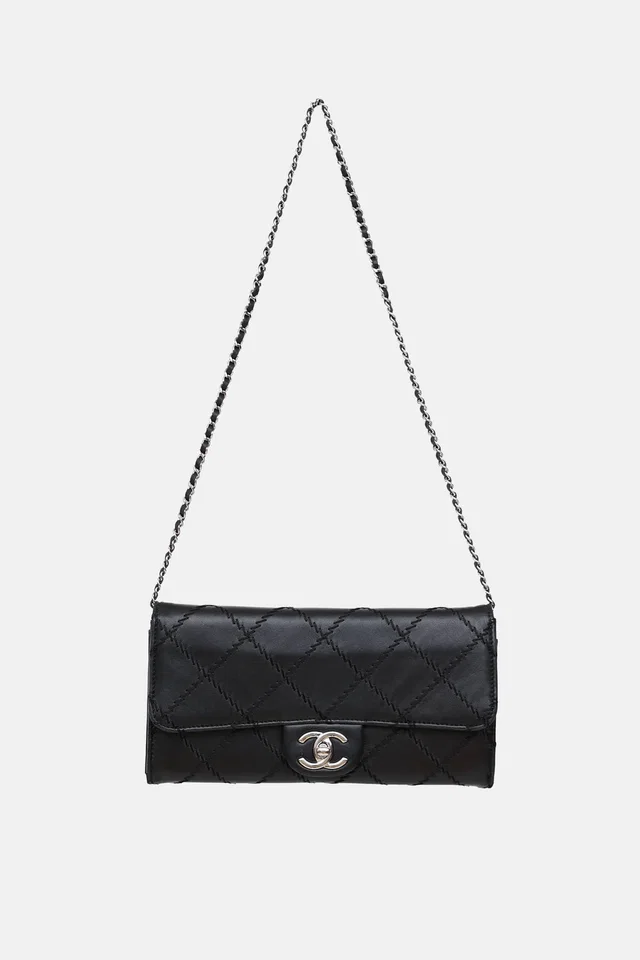 Chanel 2010 - 2011 Ultimate Stitch Wallet On Chain in Leather from VSP Consignment