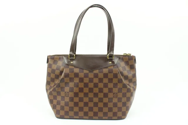 Louis Vuitton Discontinued Damier Ebene Westminster PM Zip Tote Bag in Brown Canvas from Bagriculture