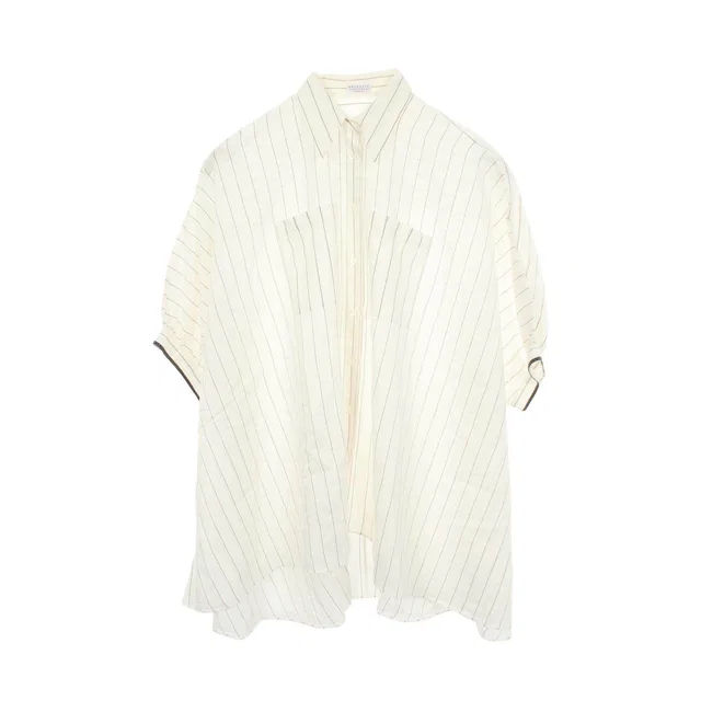 Brunello Cucinelli Stripe Cotton Tunic from LuxUness