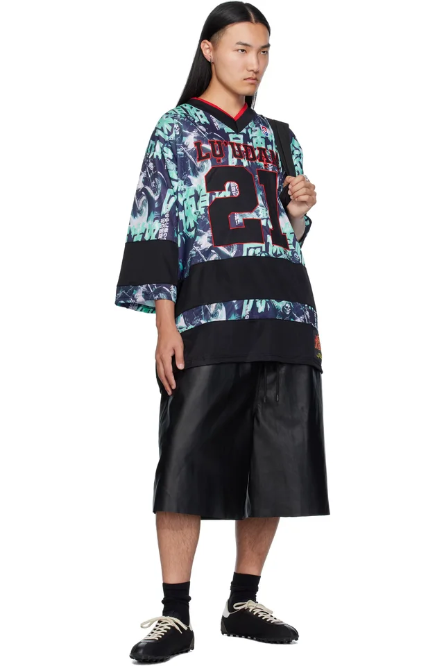 LU'U DAN Multicolor Hockey L-D T-shirt, photo 5 of 5 from SSENSE