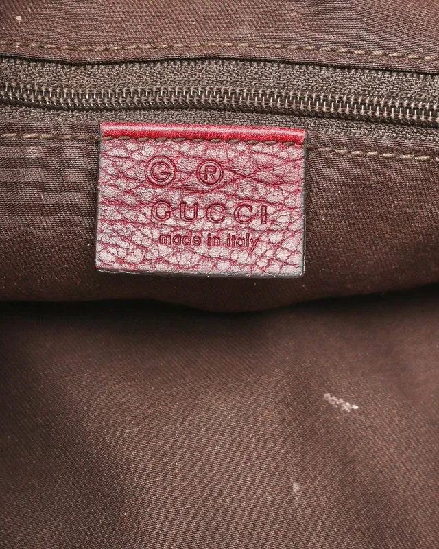Gucci Bamboo Ring Half Moon Hobo Bag in Leather from A Retro Tale, photo 9 of 12