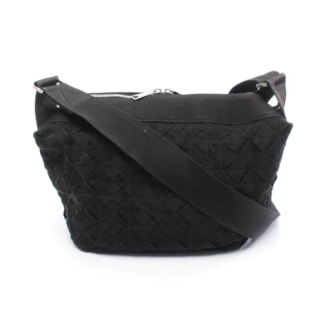 Bottega Veneta Intrecciato Webbing Nylon Canvas Shoulder Bag in Woven leather from LuxUness