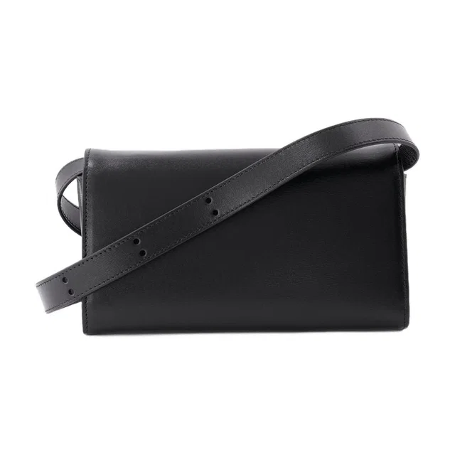 Jil Sander Crossbody Bag — Black Calfskin in Black Calfskin from HEWI