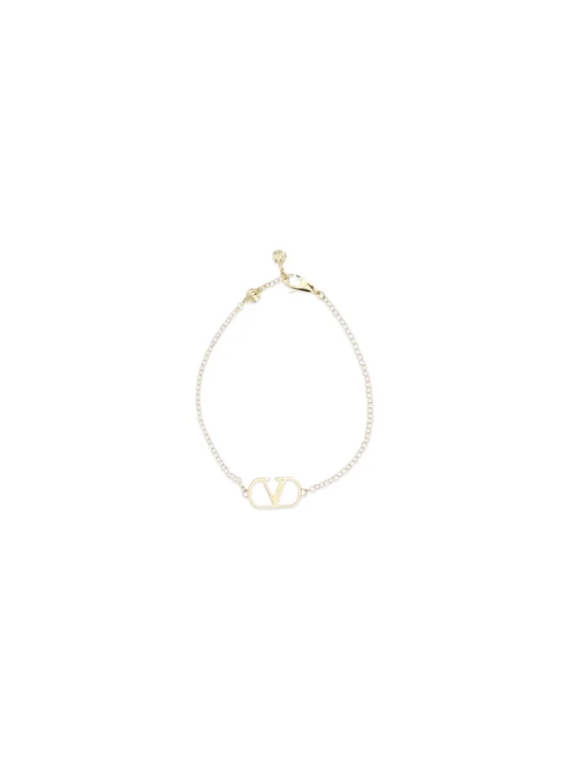 Valentino Garavani Vlogo Bracelet — Gold Metal Bracelets in Gold from HEWI, photo 3 of 3