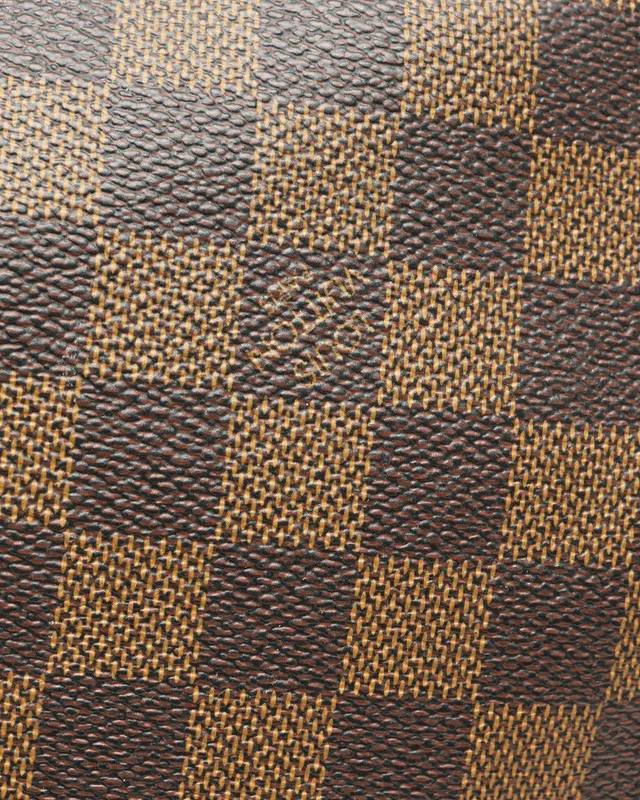 Louis Vuitton Damier Ebene Keepall 50 Weekend Bag in Brown Coated canvas from A Retro Tale, photo 8 of 14